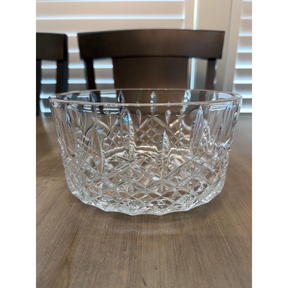 Marquis by Waterford Markham Crystal Serving Bowl Large 9" Clear Diamond Cut